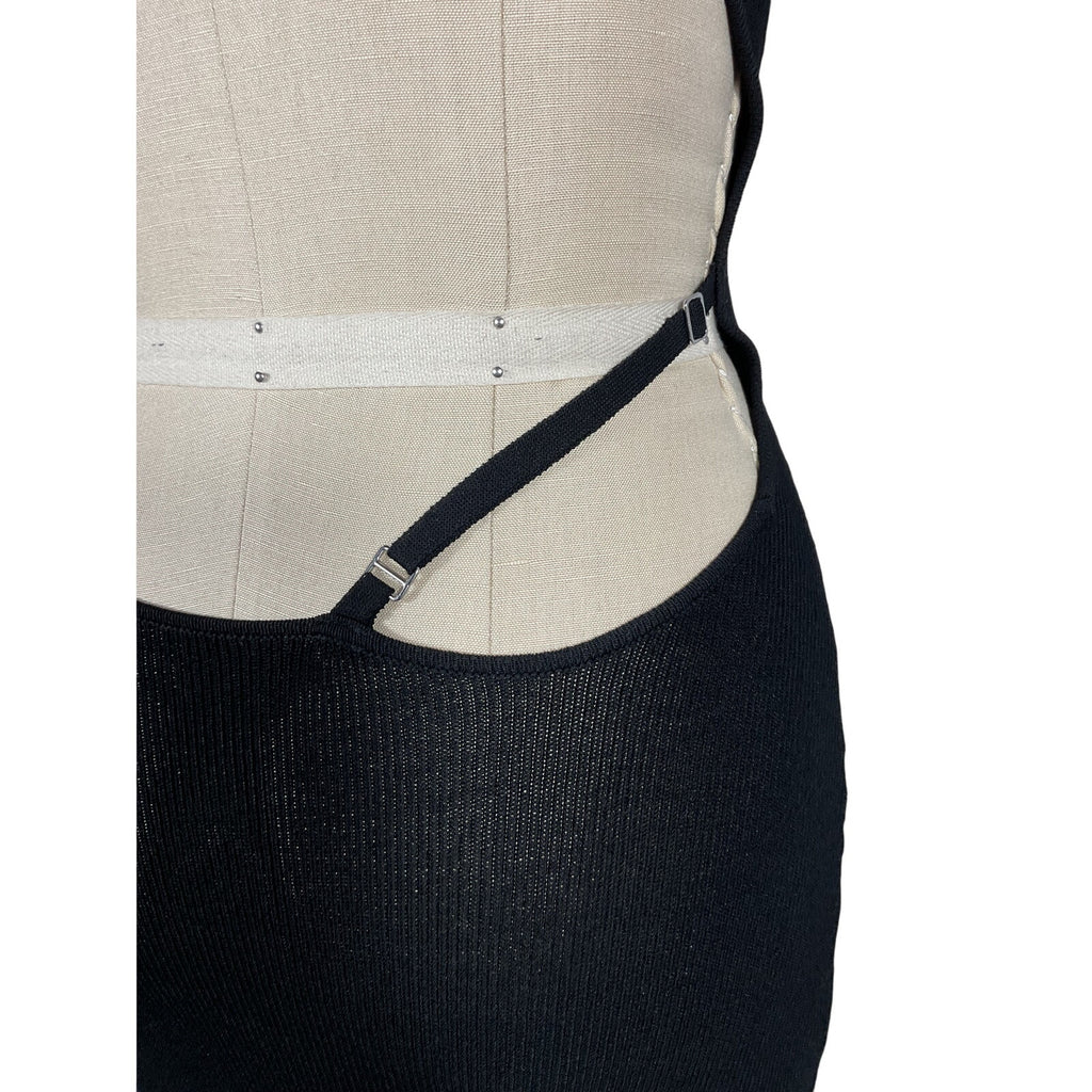 Aya Muse 'Alder' Black Viscose Dress Size S