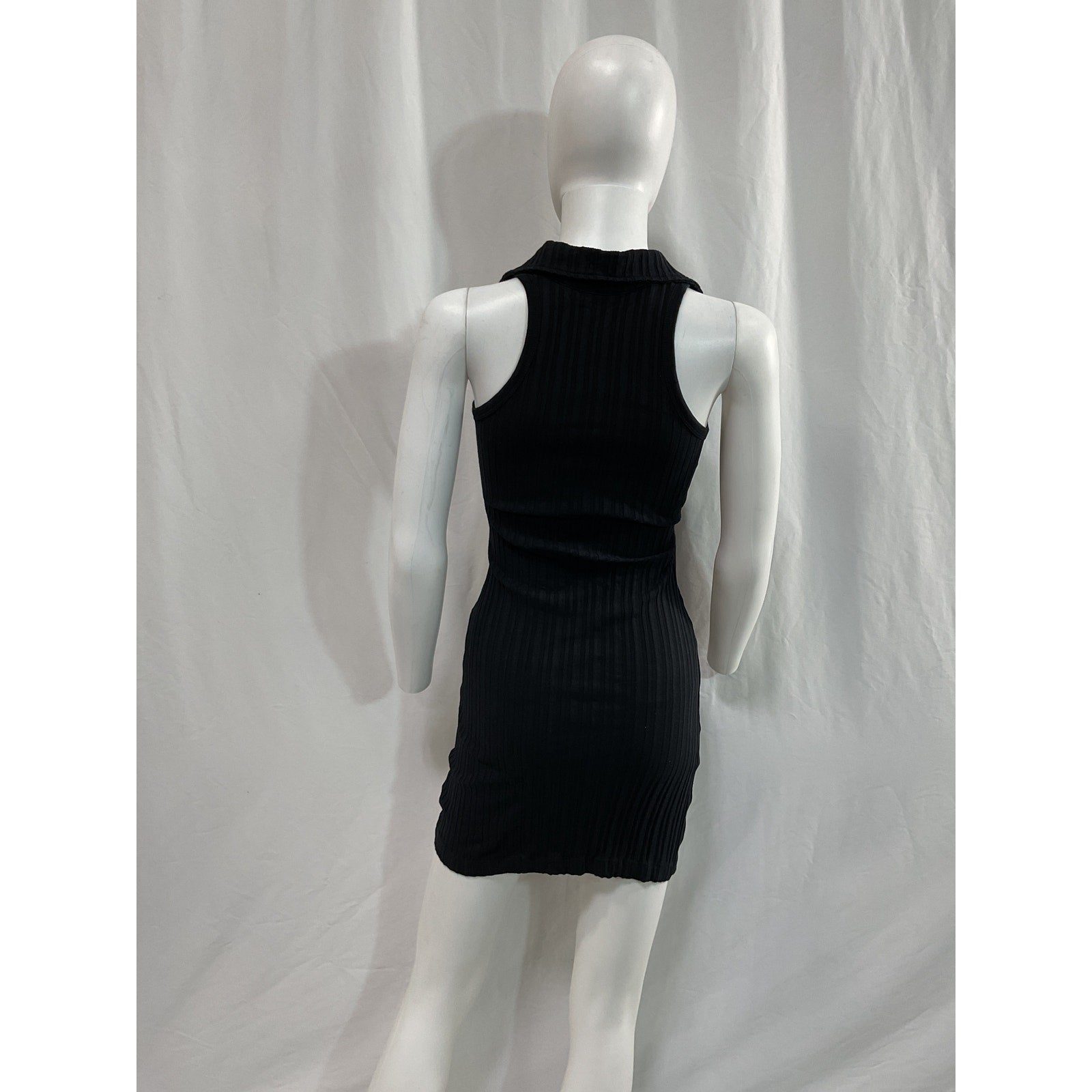 Helmut Lang 'Polo' Black Mini Dress Size XS