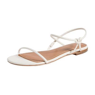 Staud Strappy White Laurel Sandals Size 41 EU / 11 US