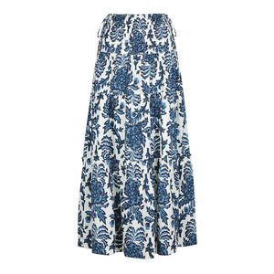 Shona Joy Floral Blue Diana Skirt Size Us 10