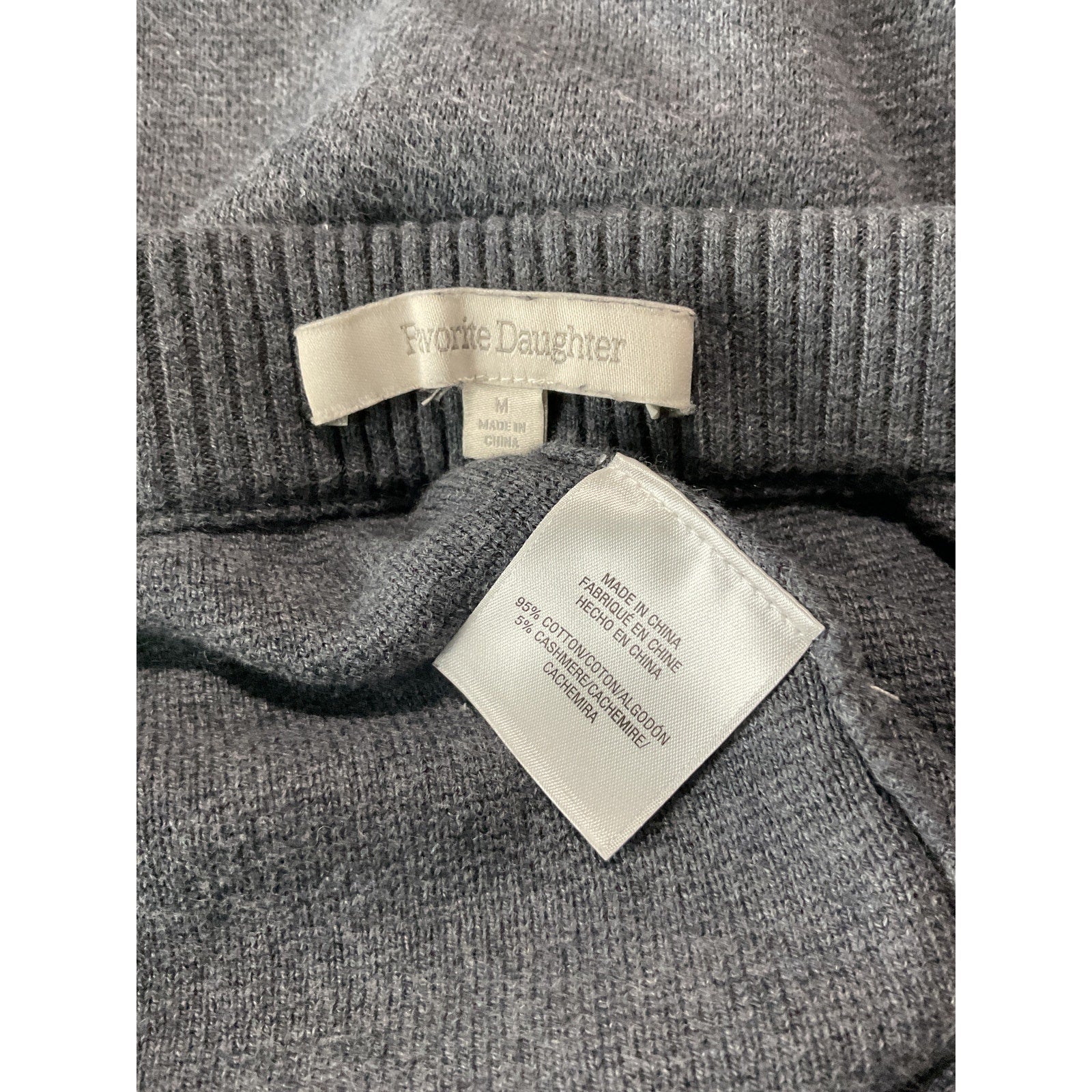 Favorite Daughter 'Fatigue' Grey Cotton Sisters Jogger Size M