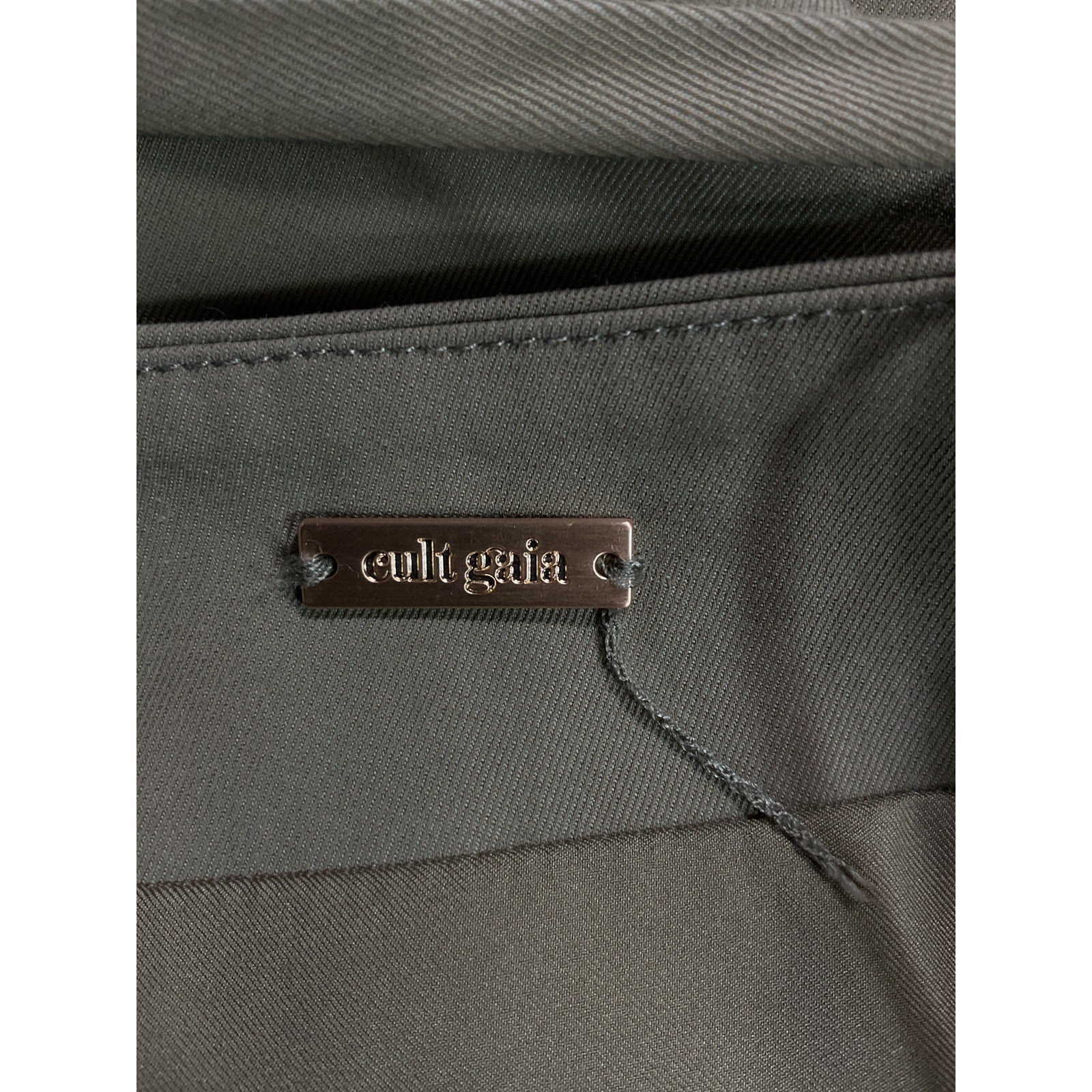 Cult Gaia 'Tov' Green Wrap Mini Skirt Size XS
