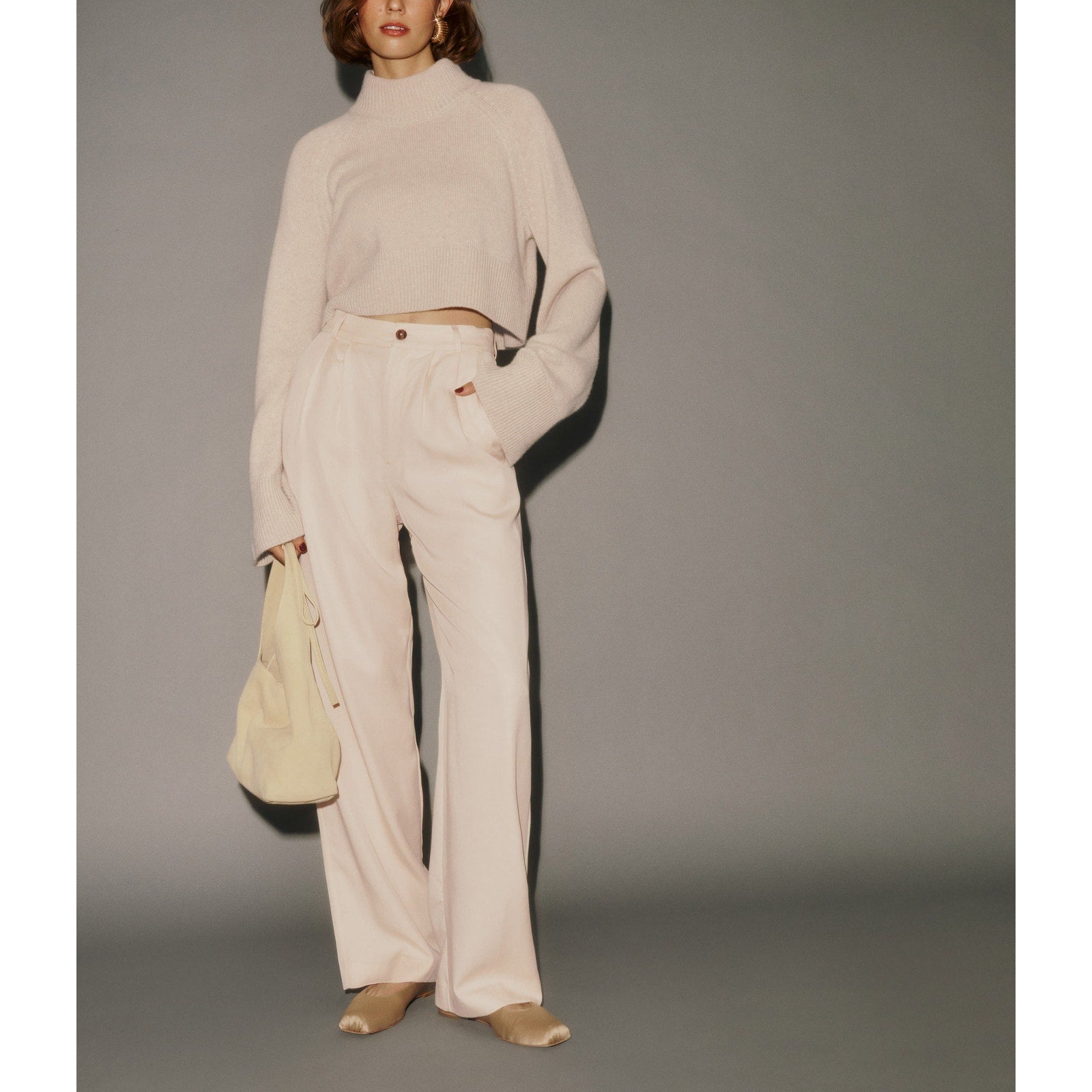 Reformation 'Mason' White Tencel Lyocell Pant Size 0
