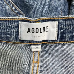 Agolde Classic Blue Riley Denim Jeans Size 28