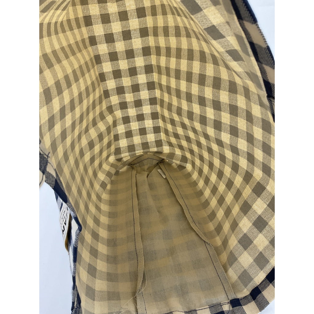 Sézane 'Vichy' Blue Canvas Tote Bag