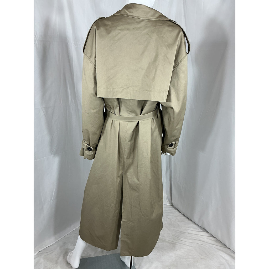 Dissh 'Cameron' Green Cotton Moss Trench Coat Size 8 - NWT