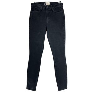 L'Agence Sleek Black Marguerite Skinny Denim Jeans Size 28
