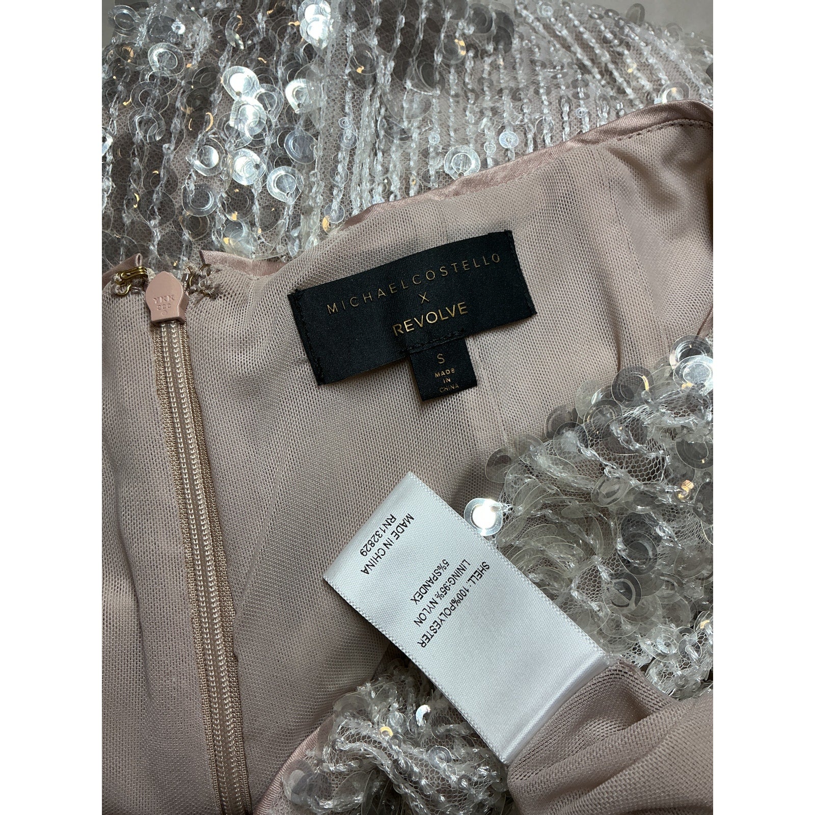 Michael Costello x Revolve 'Marlene' White Skirt Size S