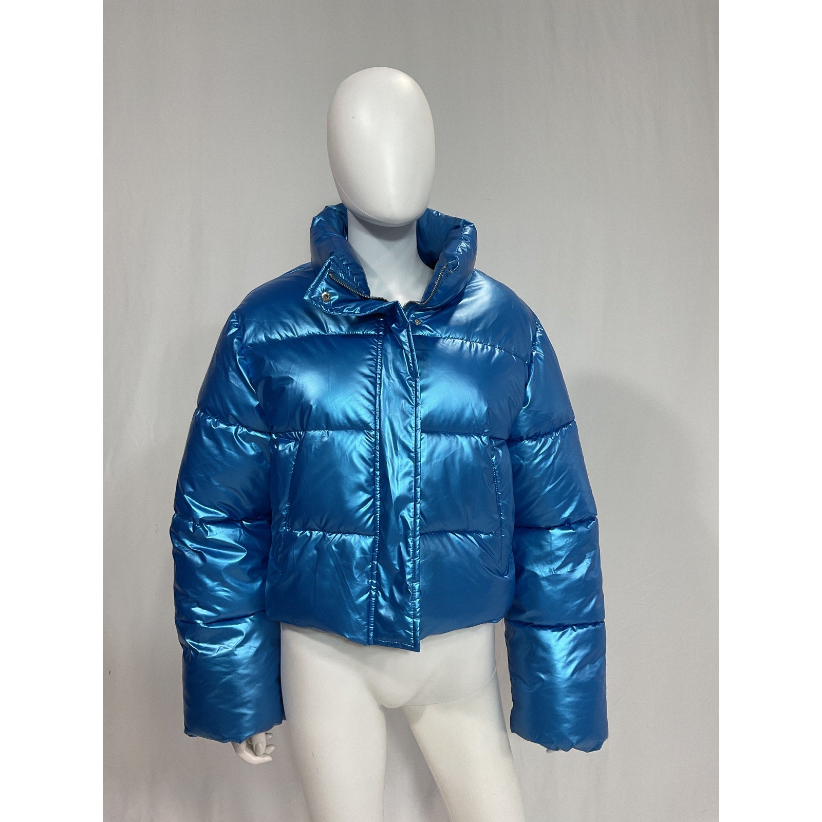 Apparis 'Kat' Blue Arctic Long Sleeve Coat / Jacket Size L