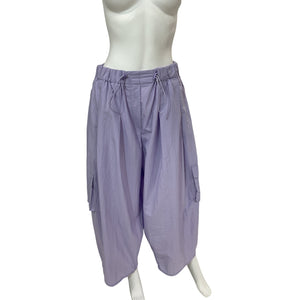 The Frankie Shop 'Celeste' Purple Nylon Cargo Pants Size XS / S - NWT