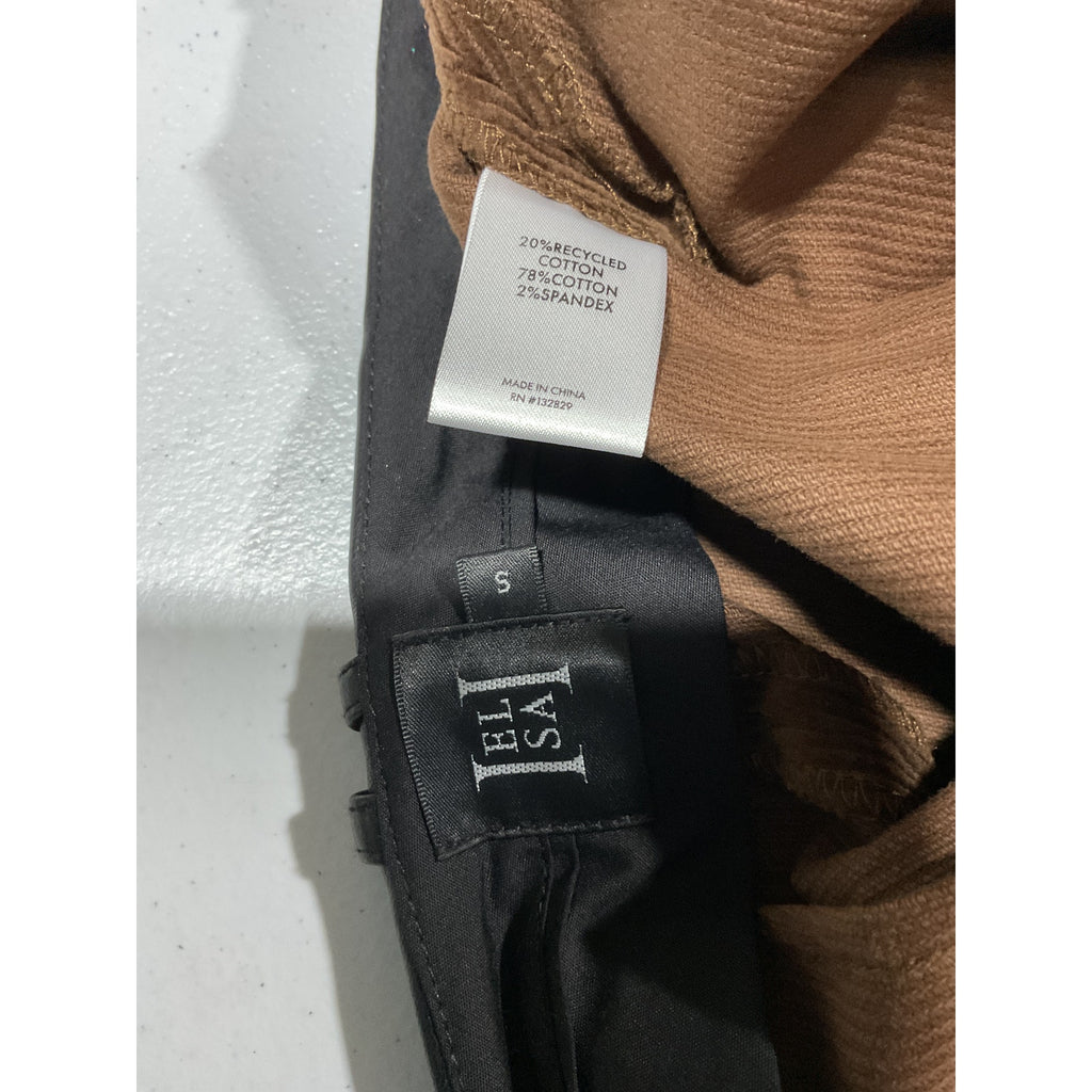 Helsa 'Corduroy' Brown Cotton Mini Skirt Size S