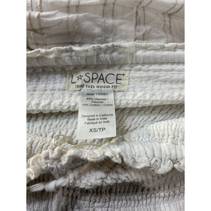 L*Space 'Lucia Beach Fling' White Linen Midi Dress Size XS