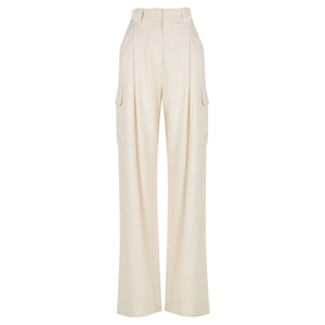 Shona Joy Relaxed Beige Sara Pants Size 6