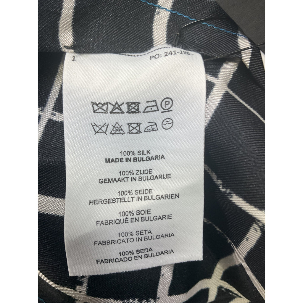 Dries Van Noten Reversible Pink Silk Paneled Printed Midi Wrap Skirt Size OS