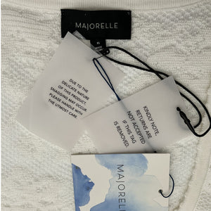 Majorelle Lacy White Narcisa Top Size XS