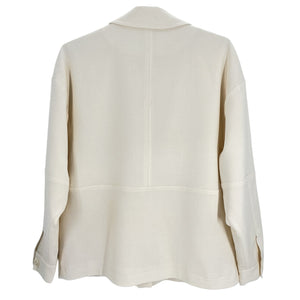 Dissh Longline Beige Jac Trucker Jacket Size 4