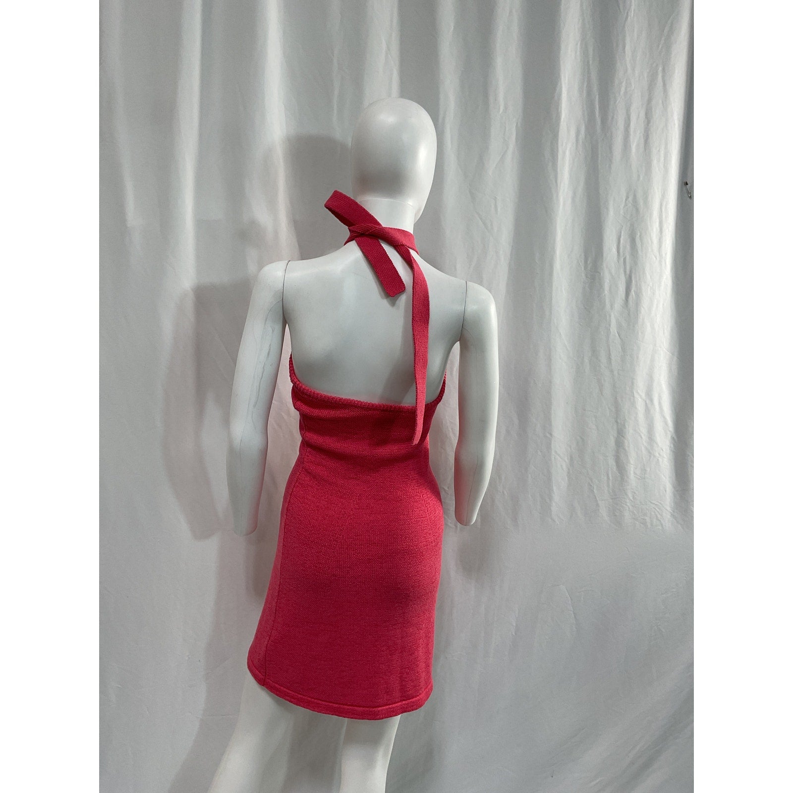Cult Gaia 'Kendall' Pink Knit Dress Size S
