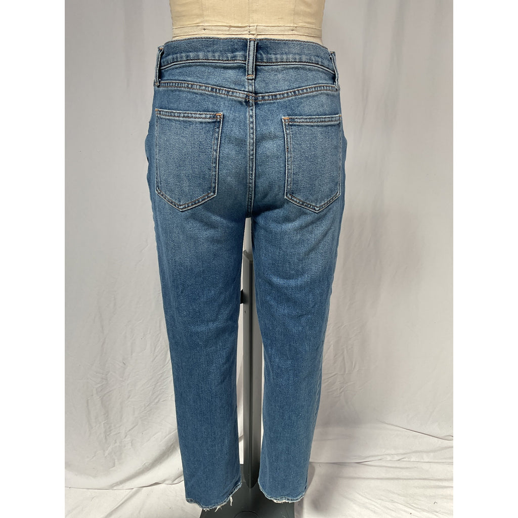 Hatch 'The Boyfriend' Blue Cotton Maternity Jean Size 29
