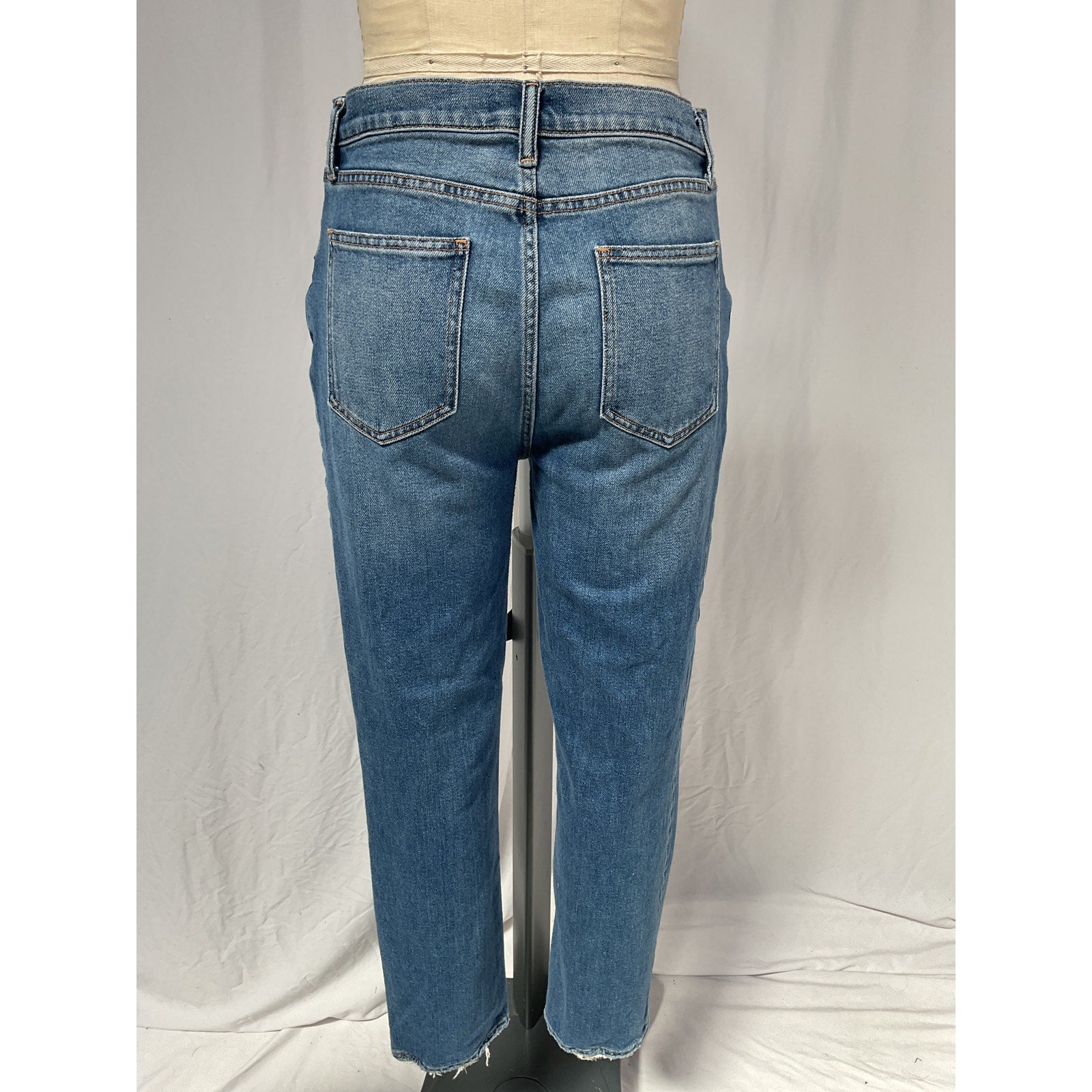 Hatch 'The Boyfriend' Blue Cotton Maternity Jean Size 29