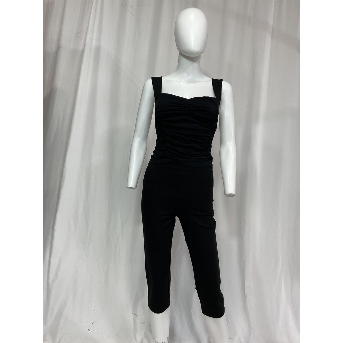 Reformation 'Serafina' Black Knit Two Piece Size S