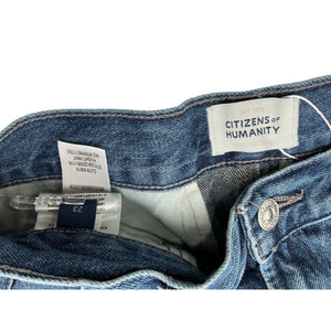 Citizens Of Humanity Utility Blue Flight Pant Denim Jeans Size 23