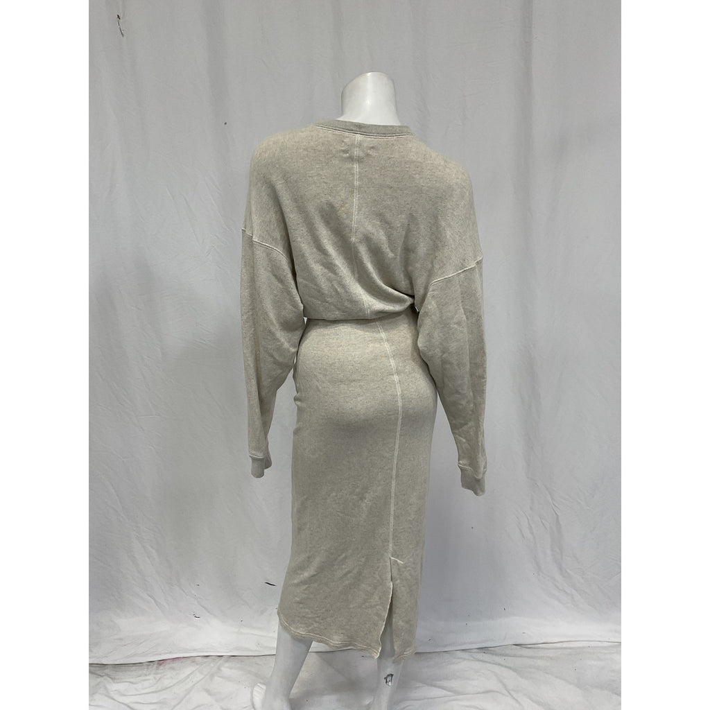Isabel Marant 'Meg' White Viscose Midi Dress Size 34