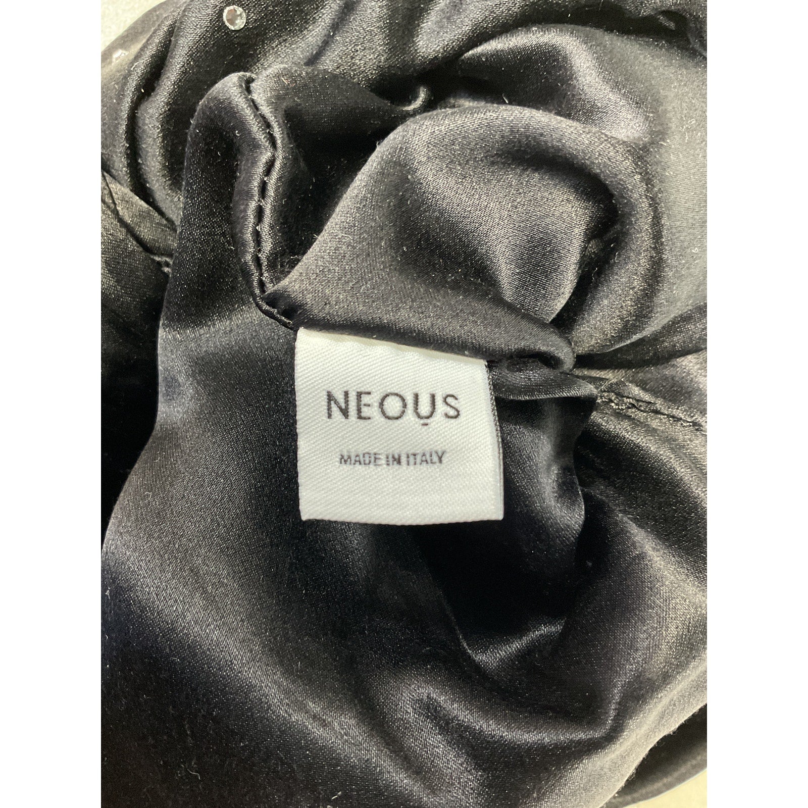 Neous 'Neptune' Black Mini Crystal Bag
