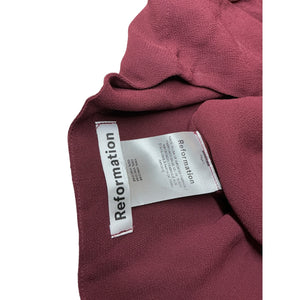 Reformation Elegant Plum Watkins Dress Size 6