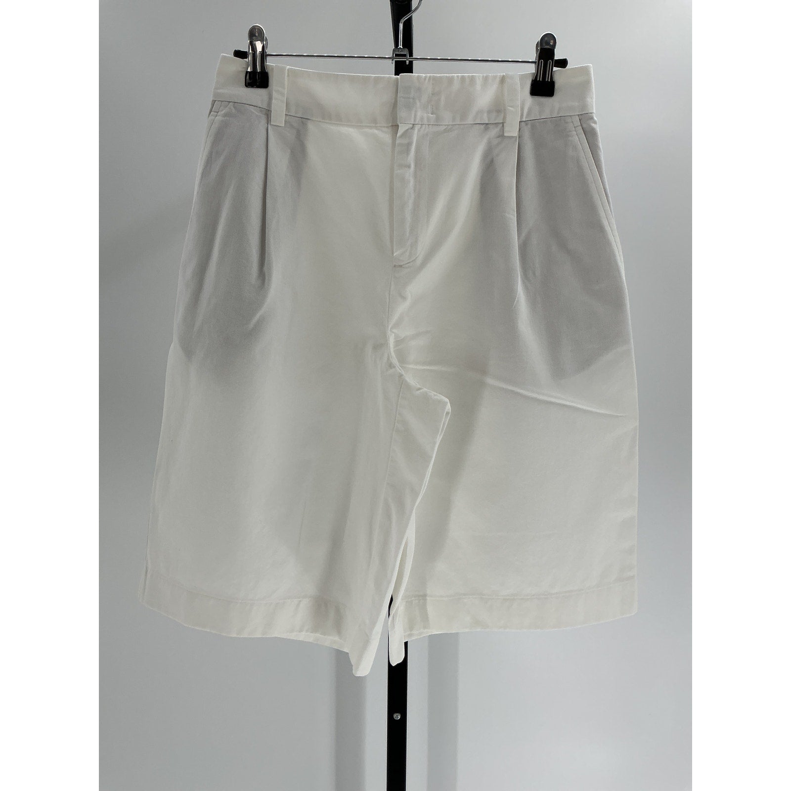 Vince Washed White Cotton Short Size 2