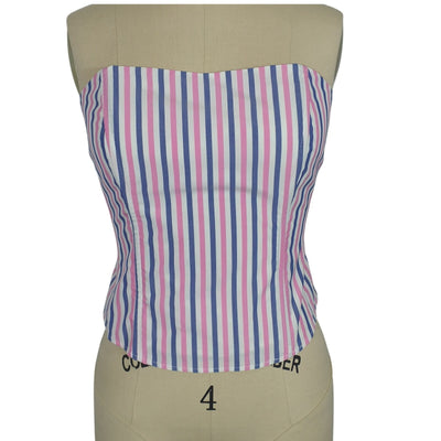 Favorite Daughter Striped Multicolor Lanai Bustier Size 6