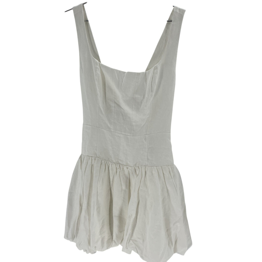 Reformation 'Delia' White Linen Dress Size 4