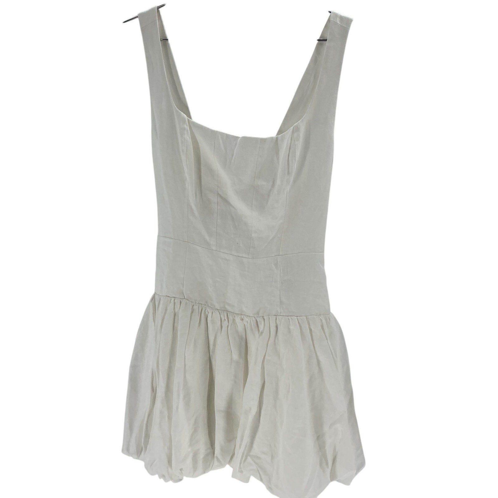 Reformation 'Delia' White Linen Dress Size 4