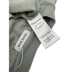 Anine Bing Oversized Teal Tyler Sweatshirt Size L
