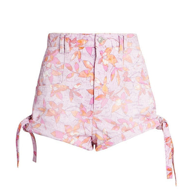 Isabel Marant Floral Pink Naesqui Shorts Size 38 EU / US 6 NWT
