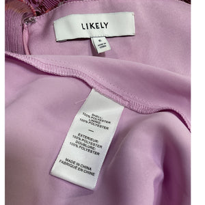 Likely Tiered Lilac Adriana Dress Size 6