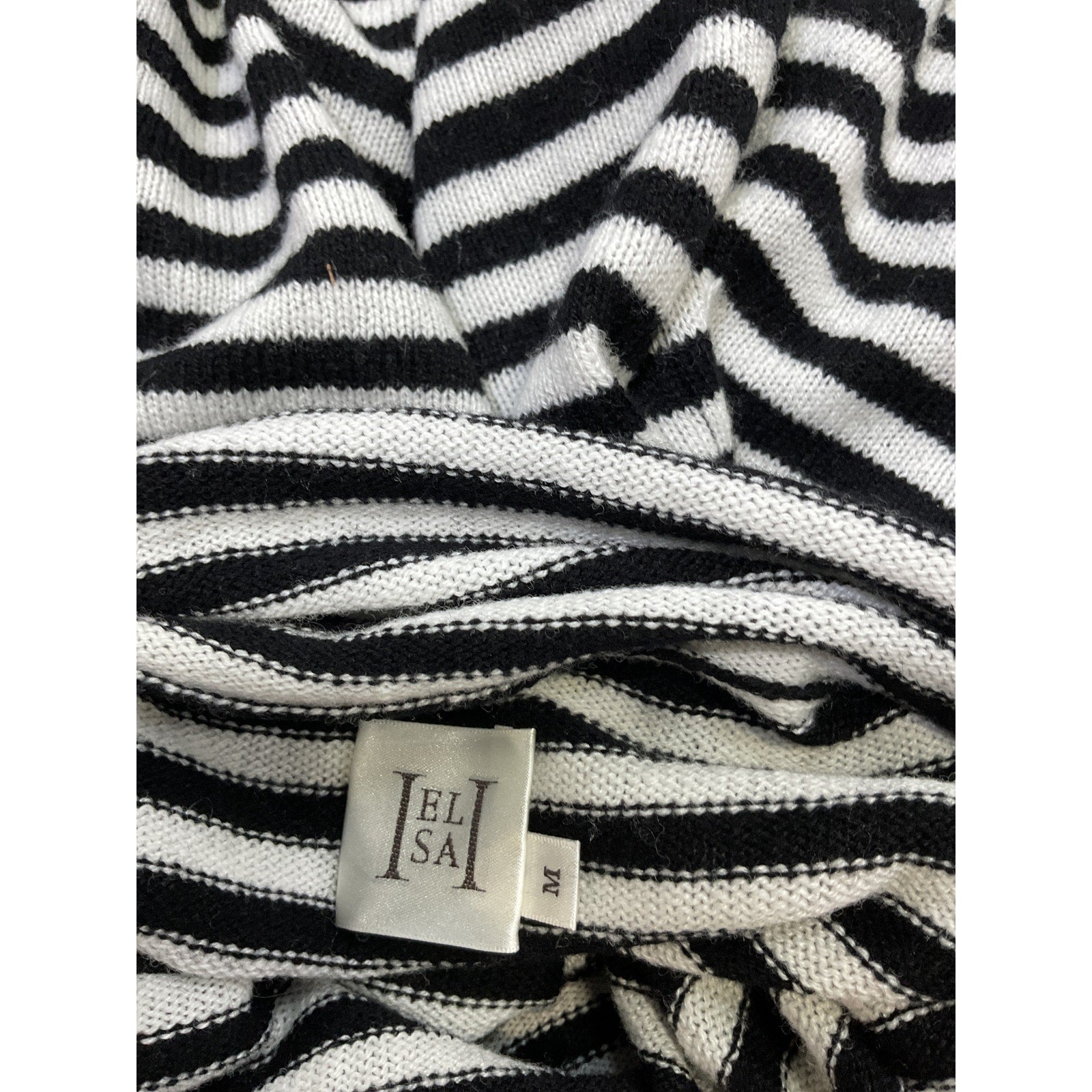 Helsa 'Alva' Black Merino Wool Turtleneck Sweater Size M