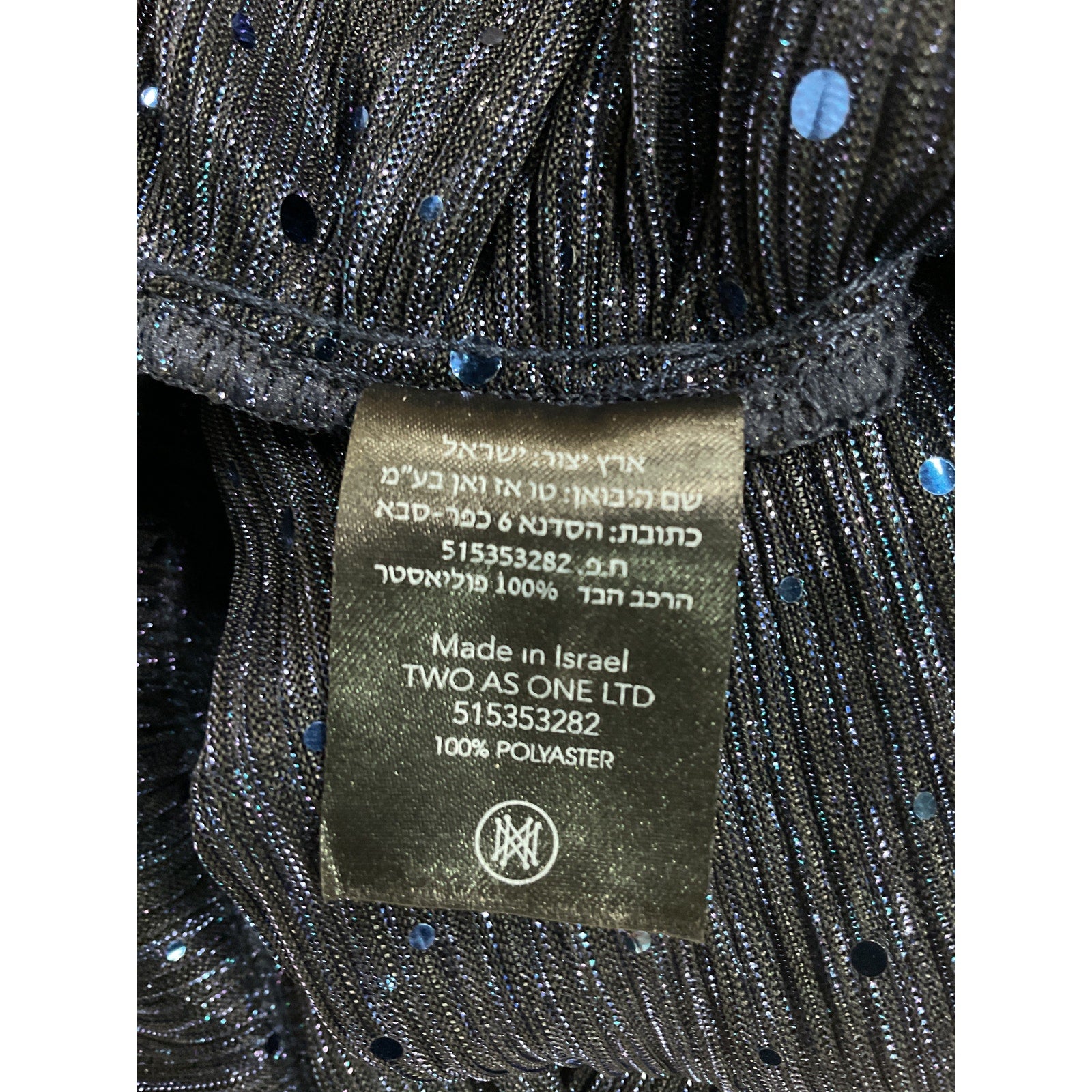 Sabina Musayev 'Sunrise' Navy Sequin Embellished Dress Size S