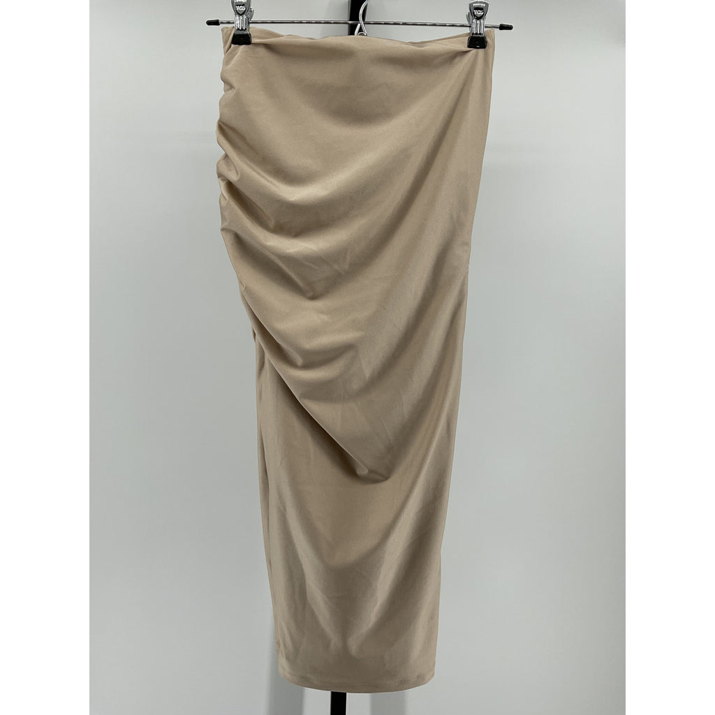 Ser.O.Ya 'Muriel' Gold Nylon Skirt Size XS