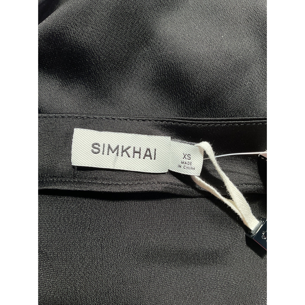 Simkhai 'Alice' Black Off Shoulder Top Size XS