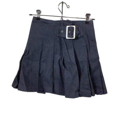 Reformation Pleated Rinse Billie Mini Size 23 Skirt NWT