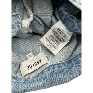 Agolde Oversized Blue Charli Denim Jacket Size S