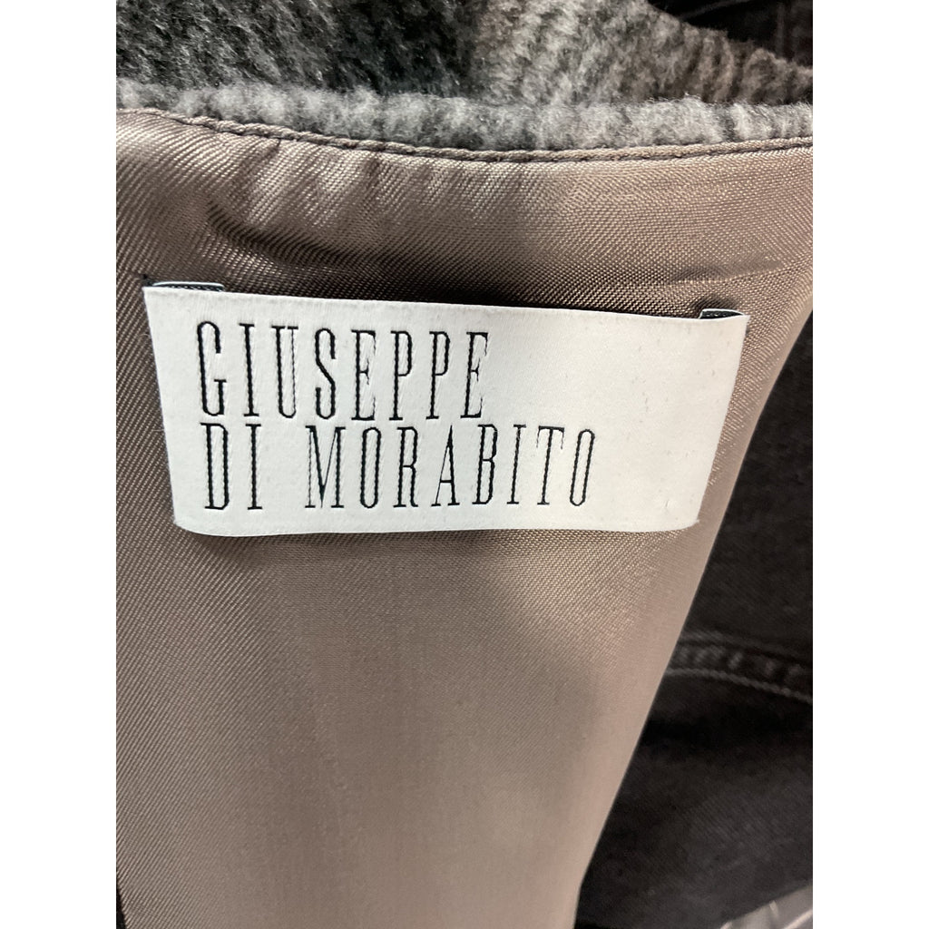 Giuseppe Di Morabito 'Bustier' Grey With Rose Blouse Top Size S