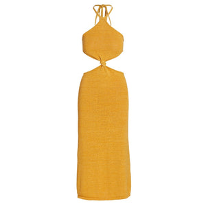 Cult Gaia Knitted Marigold Cameron Dress Size Medium