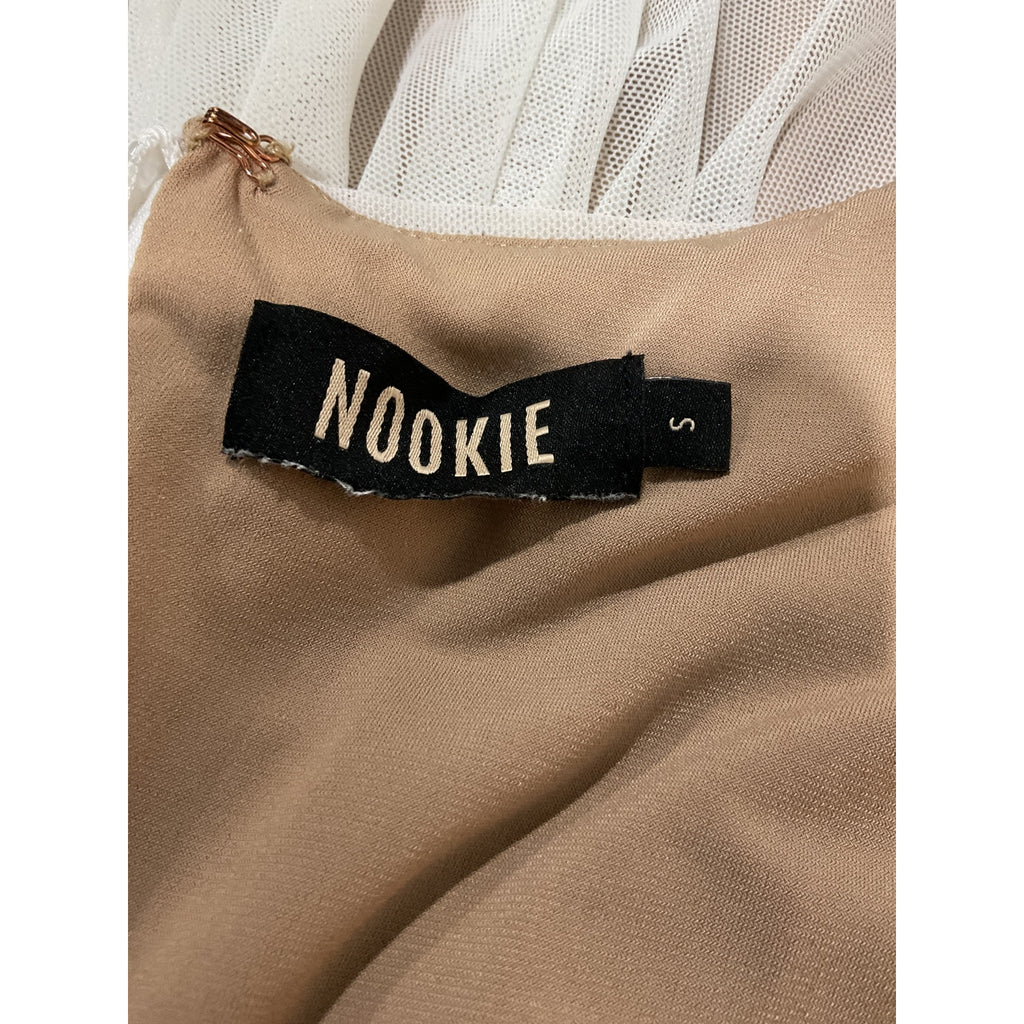 Nookie 'Mecca' White Midi Dress Size S