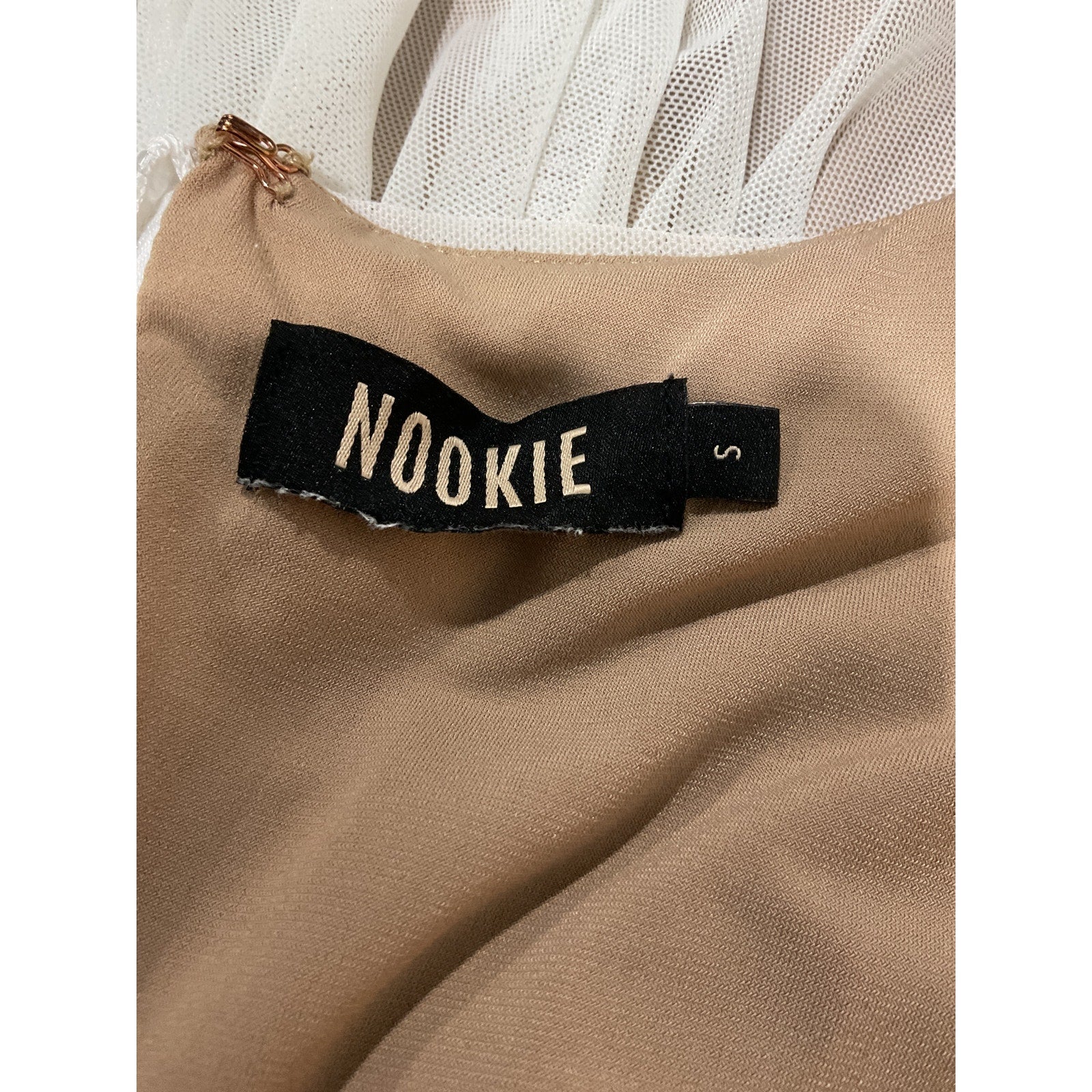 Nookie 'Mecca' White Midi Dress Size S