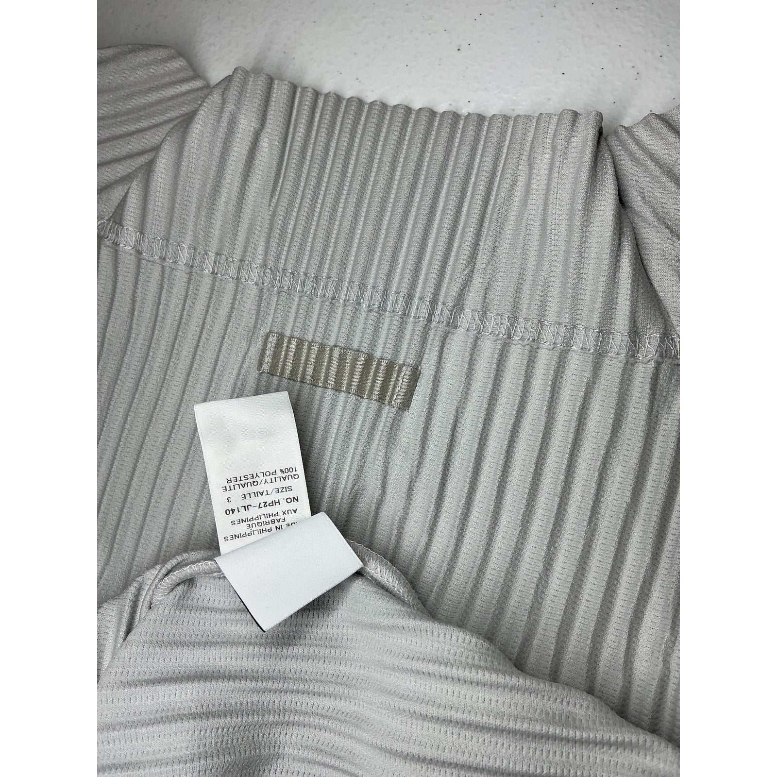 Homme Pliss� Issey 'Miyake' Grey Polyester Blouson Jacket Size 3