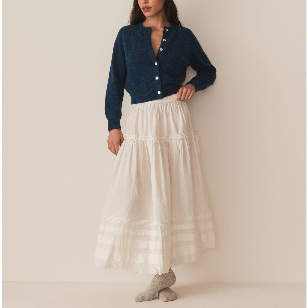 Dôen 'Petra' Blue Cardigan Size M