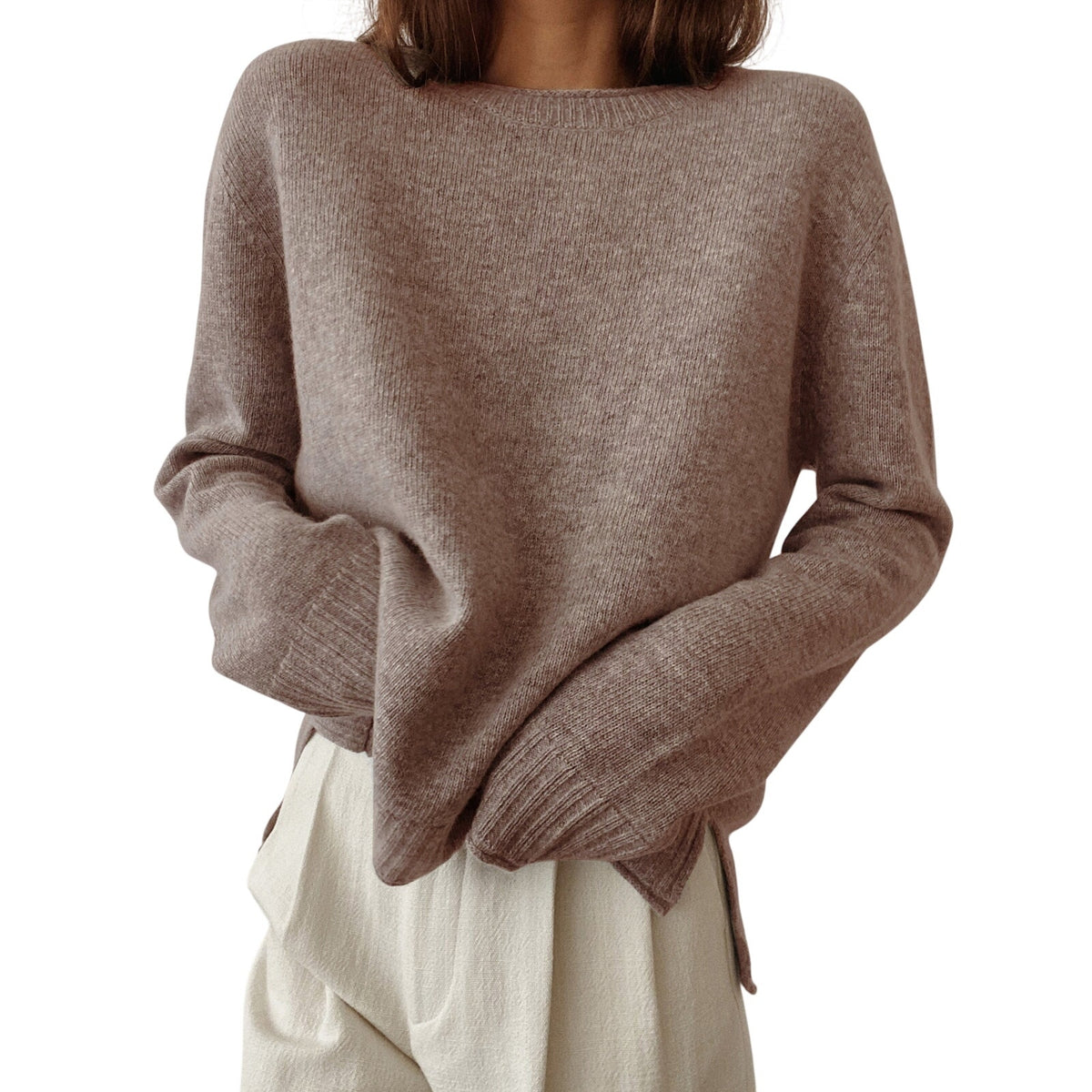 Jenni Kayne Classic Tan Everyday Pullover Size S