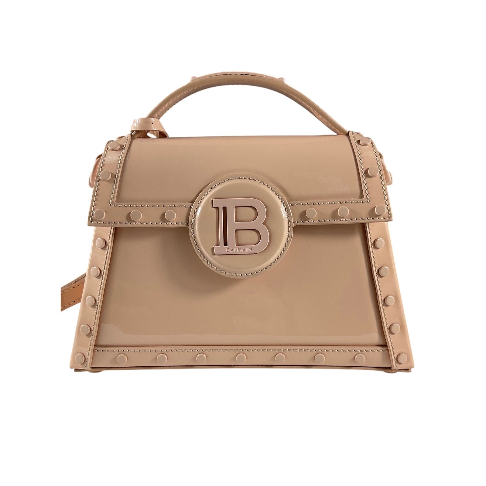 Balmain B-Buzz 'Dynasty' Pink Leather Handbag