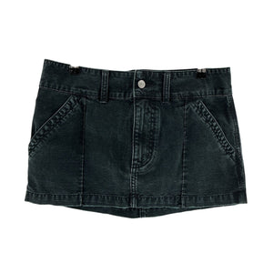 Helsa Utility Black Workwear Mini Skirt Size M